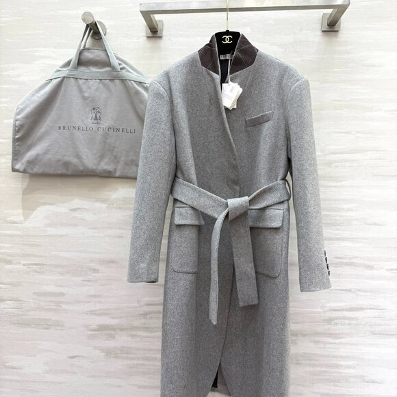 Brunello Cucinelli Jackets & Blazers - Brunello Cucinelli autumn and winter new wool blend coat